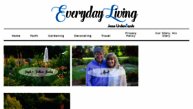 What Everydayliving.me website looked like in 2018 (5 years ago)