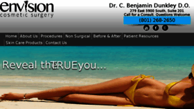 What Envisionsurgery.com website looked like in 2018 (5 years ago)