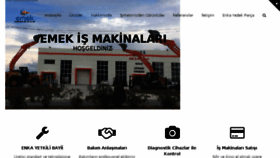 What Emekismakinalari.com website looked like in 2018 (5 years ago)
