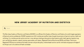 What Eatrightnj.org website looked like in 2018 (5 years ago)