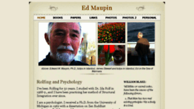 What Edmaupin.com website looked like in 2018 (5 years ago)