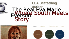 What Evamarieeversonauthor.com website looked like in 2018 (5 years ago)