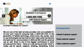 What Email-techsupportnumber.com website looked like in 2018 (5 years ago)