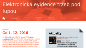 What E-trzby-pohoda.cz website looked like in 2018 (5 years ago)