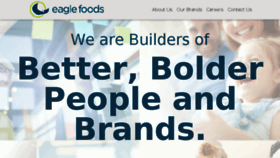 What Eaglefoods.com website looked like in 2018 (5 years ago)