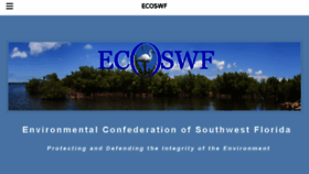 What Ecoswf.org website looked like in 2018 (5 years ago)