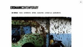 What Erdmanncontemporary.co.za website looked like in 2018 (5 years ago)