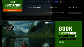What Everythingnewzealand.com website looked like in 2018 (5 years ago)