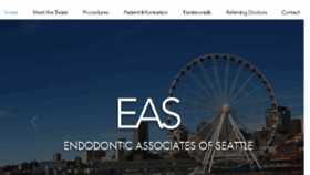 What Endoseattle.com website looked like in 2018 (5 years ago)