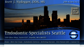 What Endospecialistseattle.com website looked like in 2018 (5 years ago)