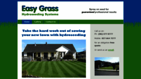 What Easygrass.co.nz website looked like in 2018 (5 years ago)