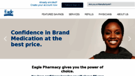 What Eaglepharmacy.com website looked like in 2018 (5 years ago)
