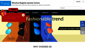 What Eugeniaeyewear.com website looked like in 2018 (5 years ago)