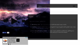 What Epicmusictime.com website looked like in 2018 (5 years ago)