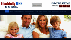 What Electricityone.com website looked like in 2018 (5 years ago)