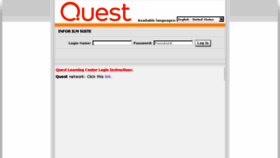 What Education.quest.com website looked like in 2018 (5 years ago)