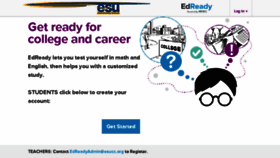 What Esucc.edready.org website looked like in 2018 (5 years ago)