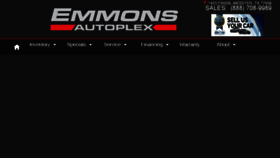 What Emmonsmotorcompany.com website looked like in 2018 (5 years ago)