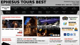 What Ephesustoursbest.com website looked like in 2018 (5 years ago)