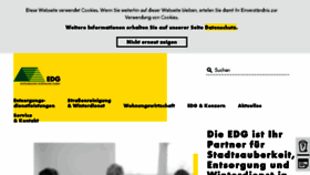 What Edg.de website looked like in 2018 (5 years ago)