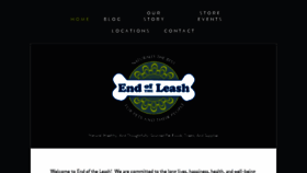What Endoftheleash.com website looked like in 2018 (5 years ago)