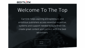 What Earnlink.com website looked like in 2018 (5 years ago)