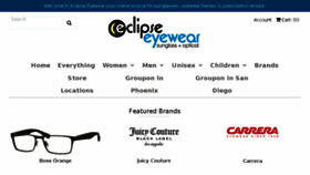 What Eclipseeyewear.com website looked like in 2018 (5 years ago)