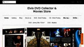 What Elvisdvdcollector.com website looked like in 2018 (5 years ago)