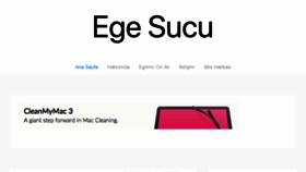 What Egesucu.com website looked like in 2018 (5 years ago)