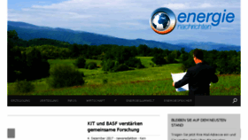 What Energienachrichten.net website looked like in 2018 (5 years ago)