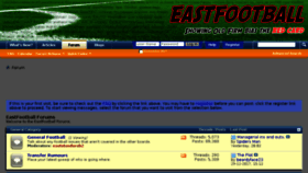 What Eastfootball.co.uk website looked like in 2018 (5 years ago)