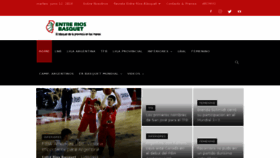 What Entreriosbasquet.com website looked like in 2018 (5 years ago)