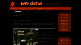 What Easy-chords.com website looked like in 2018 (5 years ago)