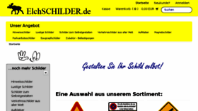 What Elchschilder.de website looked like in 2018 (5 years ago)