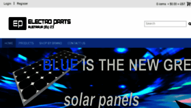 What Electroparts.com.au website looked like in 2018 (5 years ago)