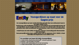 What Entry-vouwgordijnen.nl website looked like in 2018 (5 years ago)