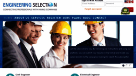 What Engineeringselection.com website looked like in 2018 (5 years ago)