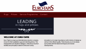 What Eurotapis.com website looked like in 2018 (5 years ago)