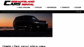 What Egeautoland.com.tr website looked like in 2018 (5 years ago)