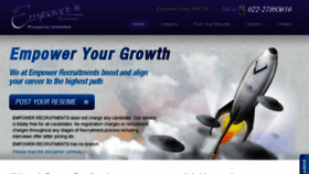 What Empowerrecruitments.com website looked like in 2018 (5 years ago)