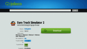 What Euro-truck-simulator-2.jaleco.com website looked like in 2018 (5 years ago)