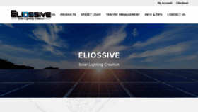 What Eliossive.com website looked like in 2018 (5 years ago)