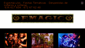 What Eventosemagic.com website looked like in 2018 (5 years ago)