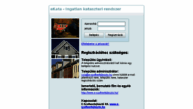 What Ekata.hu website looked like in 2018 (5 years ago)