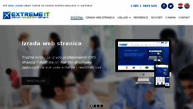 What Extremeit.hr website looked like in 2018 (5 years ago)