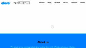 What Eleve.co.in website looked like in 2018 (5 years ago)