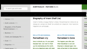 What Everymuslim.co.za website looked like in 2018 (5 years ago)