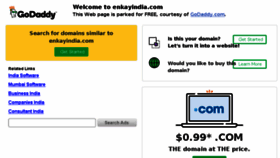 What Enkayindia.com website looked like in 2018 (5 years ago)