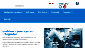 What Emtrion.de website looked like in 2018 (5 years ago)