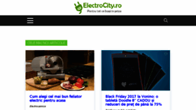 What Electrocity.ro website looked like in 2018 (5 years ago)